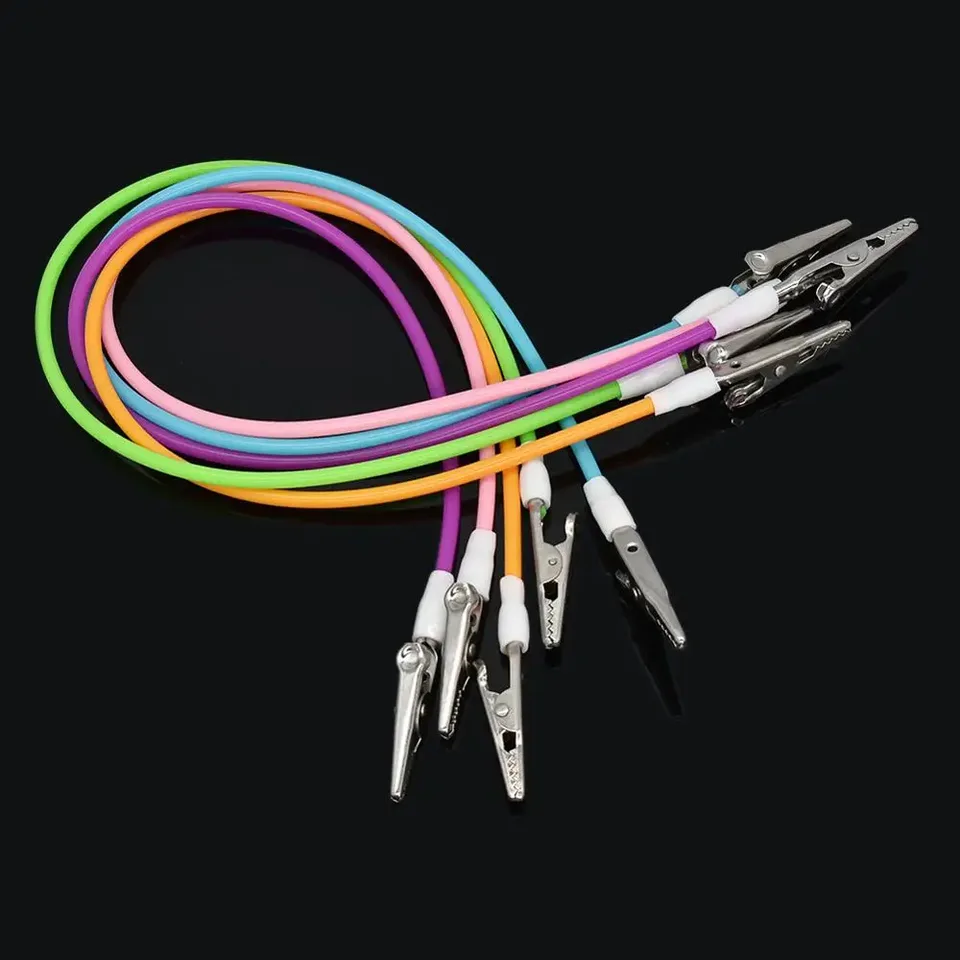 Pinzas para servilletas de 5 colores para material dental, soportes para servilletas, pinzas de resorte, herramientas dentales