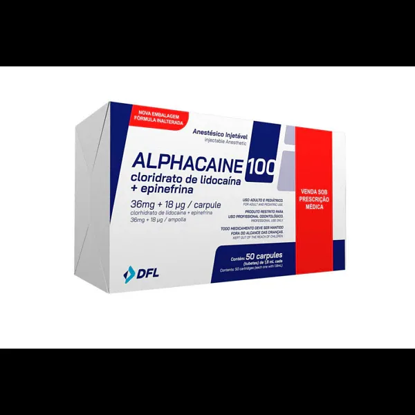 ANESTESIA ALPHACAINA 2% DFL