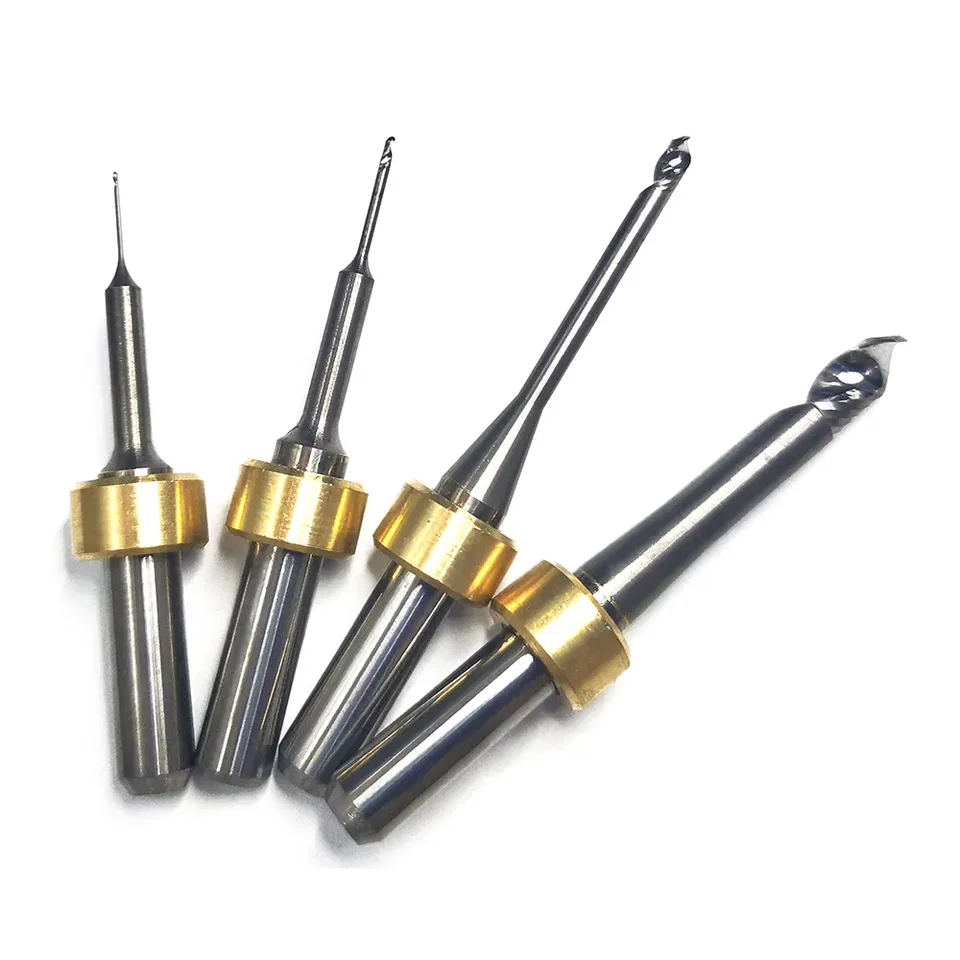 Programill PM7 taladros PMMA fresadora Ivoclar-Vivadent CADCAM máquina 0,5/1,0/2,5/5,0mm fresa para laboratorio Dental PEEK WAX