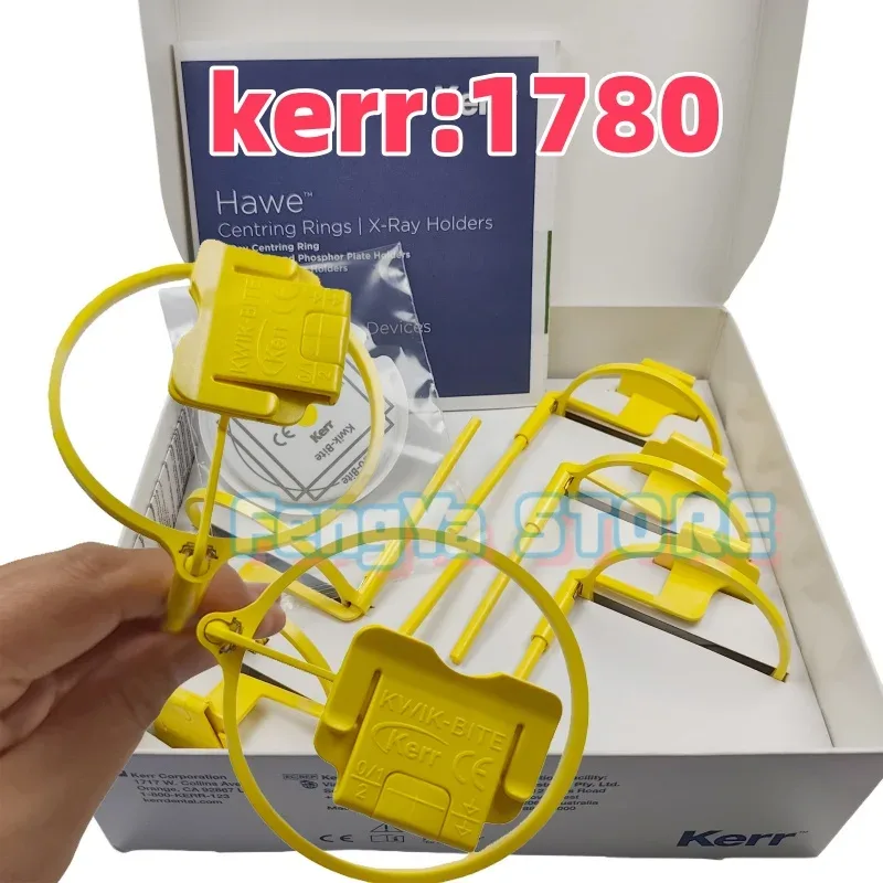 1 Juego de Anillos de Centrado Kerr REF1780 Hawe Kwik Bite, Soporte Posicionador Dental para Radiografías, para Películas de Rayos X, Fósforo y Sensores