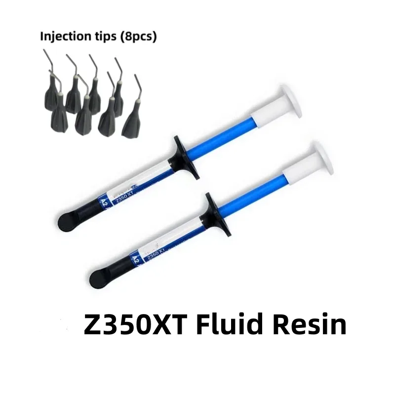 Resina Fluida 3M Z350XT, Restaurador Fluido, 2 Piezas/paquete, Resina Compuesta Universal Dental, Materiales de Relleno de Fotocurado A1 A2 A3 A3.5
