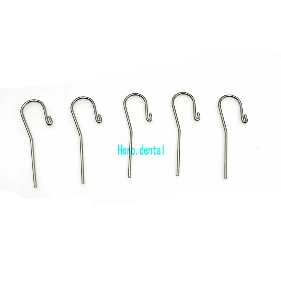 Herramientas de gancho de labio Dental, localizador de ápice, instrumento de dentadura de odontología, blanqueamiento Dental, 5 uds.