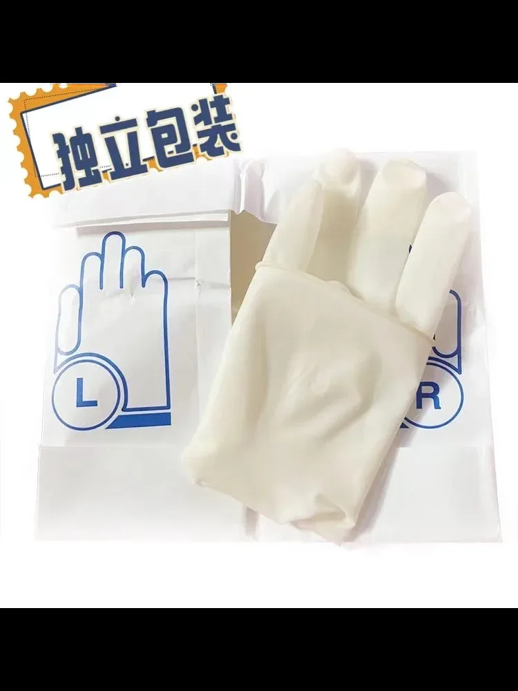 Guantes de Goma Desechables para Operaciones de Laboratorio Dental, Guantes Impermeables de sor Medio para Uso General en ...