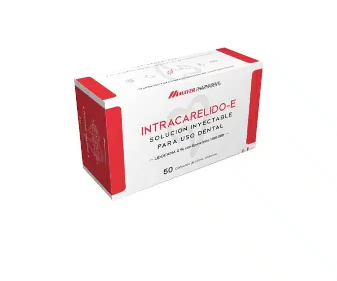 Anestesia 2% Intracarelido-e 50 tubos – Maver