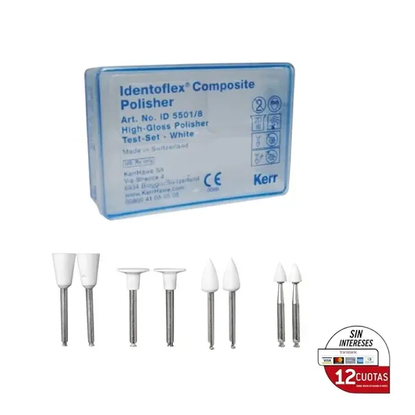 Kerr – Identoflex Kit 8 Unidades Para Composite.