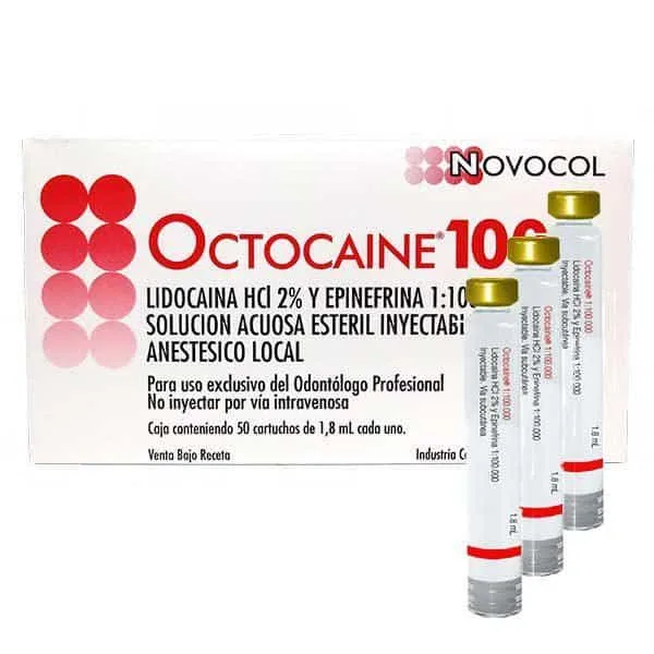 Anestesia al 2% Octocaine Novocol