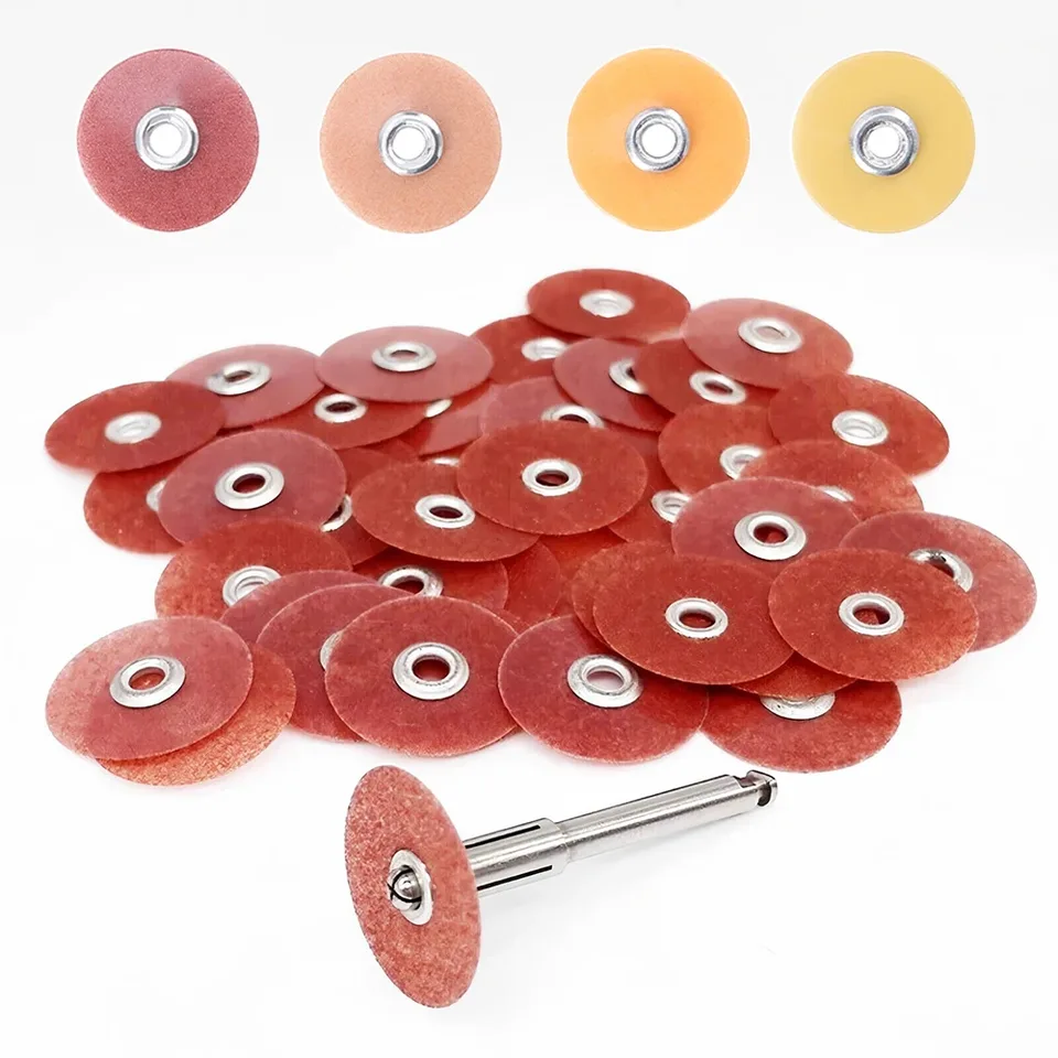 50 unids/bolsa discos de acabado y pulido Dental compuestos cerámica y vidrio restauras de ionómero Material Dental Autoclavable