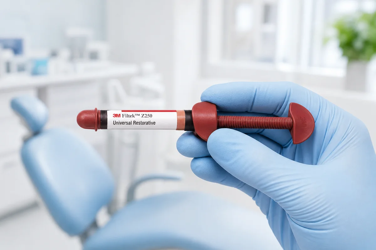Resina Filtek Z250 en una consulta dental